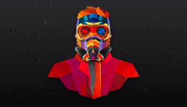 Star Lord Colorful Abstract Wallpaper