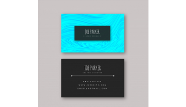 دانلود وکتور Marble Textured Visiting Cards