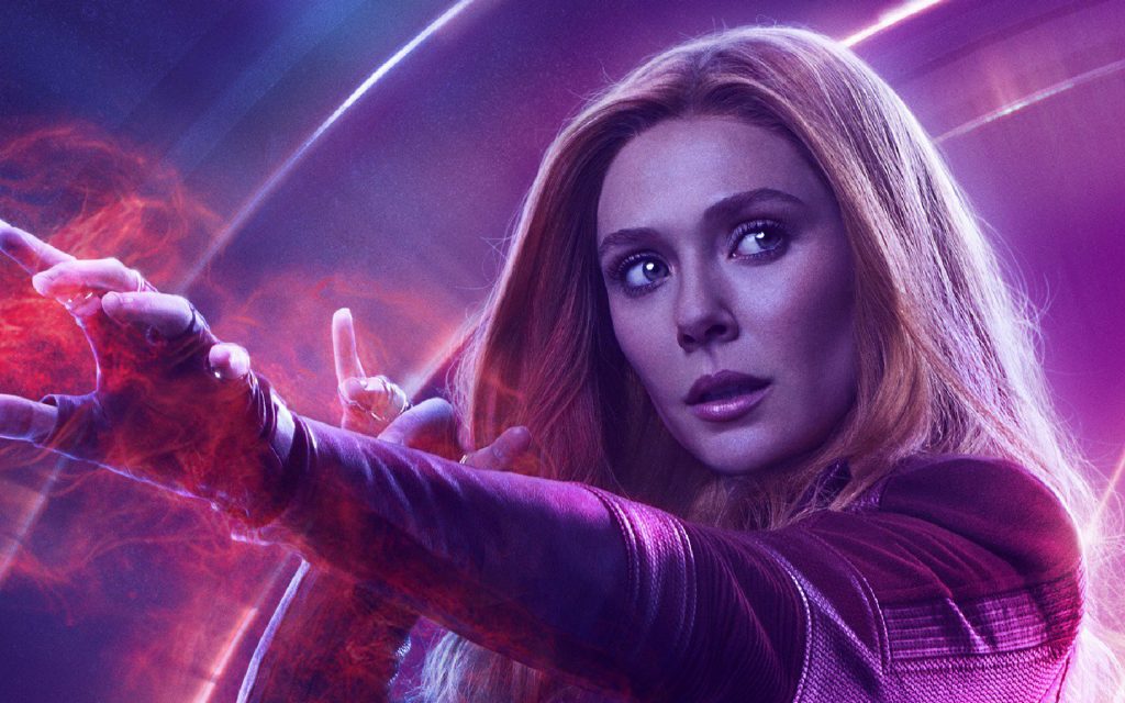 Wanda Maximoff in Avengers: Infinity War New Poster Wallpaper
