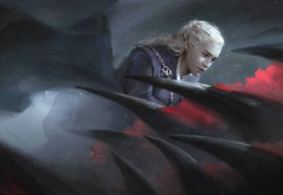 Daenerys Targaryen Dragon Fan Art Wallpaper