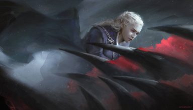 Daenerys Targaryen Dragon Fan Art Wallpaper