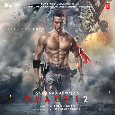 دانلود موسیقی متن فیلم Baaghi 2 – توسط Sandeep Shirodkar, Panjabi Mc, Laxmikant-Pyarelal, Arko, Mithoon, Gourov-Roshin, Aman Hayer, Pranaay