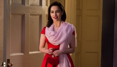 Emilia Clarke Red Dress Me Before You Wallpaper