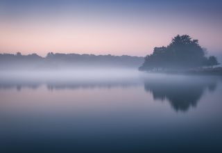 Foggy Richmond Park Morning Cold Reflections London 5k Wallpaper