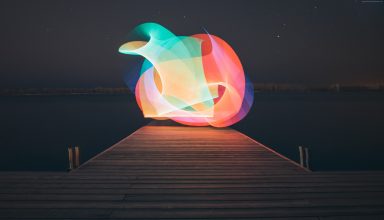 Lake Light Minimalism 4k Wallpaper