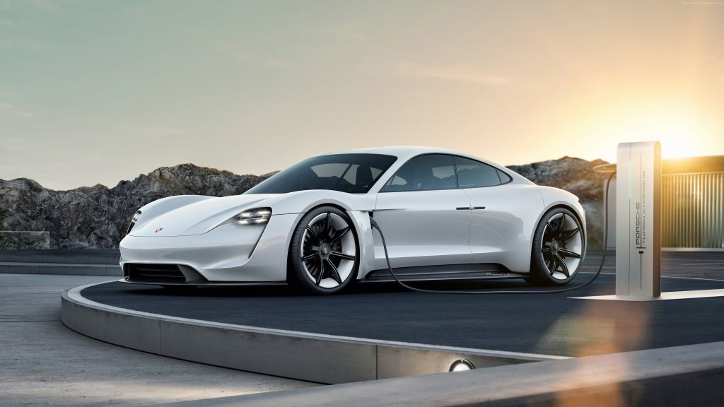 Porsche Taycan Electric Car Supercar 2020 Wallpaper
