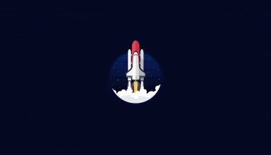 Space Shuttle Minimal Wallpaper