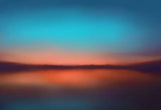 Sunset Dusk Reflections Minimal Wallpaper