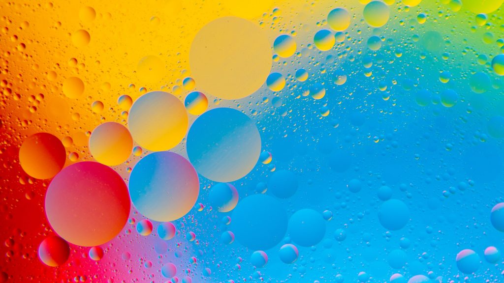 Colorful Bubbles 4k Wallpaper