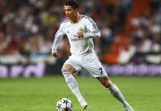Cristiano Ronaldo in Action Wallpaper