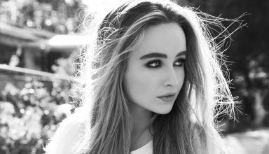 Sabrina Carpenter Monochrome 4k Wallpaper