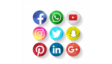 دانلود وکتور Creative Social Media Icons Facebook